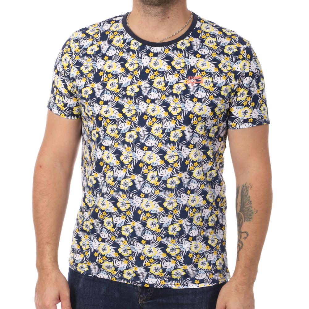Lee Cooper T-shirt Marine Homme Lee Cooper Olak