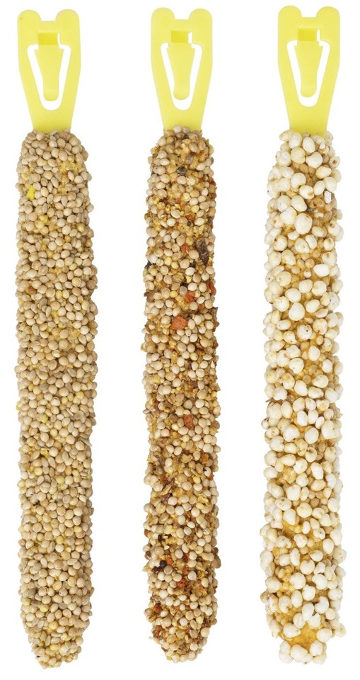 Vitakraft - Bird snacks - 5 x Kräcker Mix Honey/orange/popcorn for budgies (bundle)