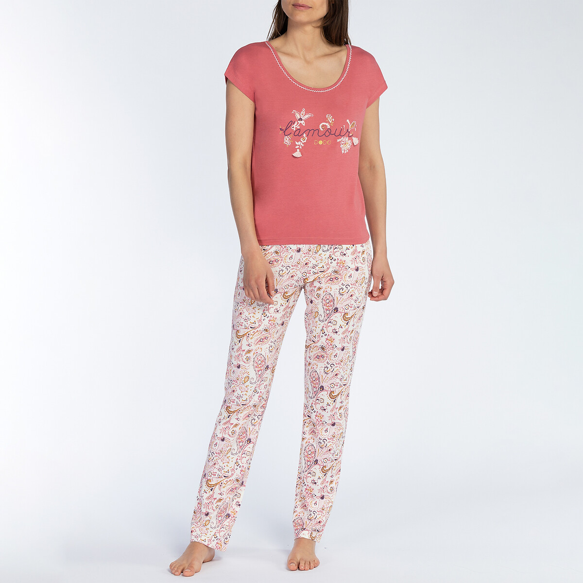 DODO<br>Pijama de malha de manga curta Histoire