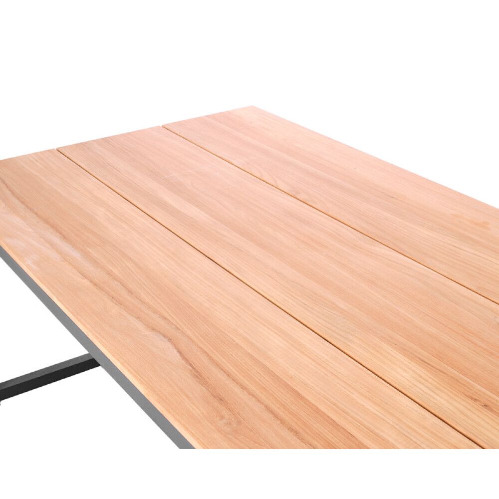 SPISEBORD SENSUM EKSJÖ TEAK 200X100CM SVART