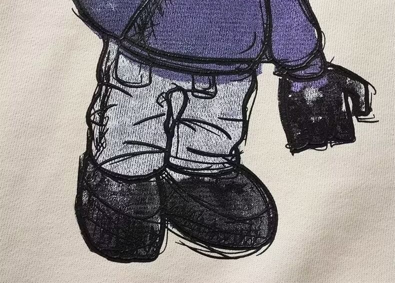 Maxelane - Sweatshirt met ronde hals en cartoonprint