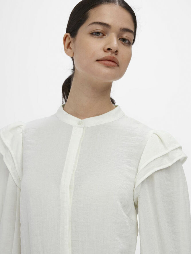 Object OBJSOPHIE L/S SHIRT 131 Cloud dancer