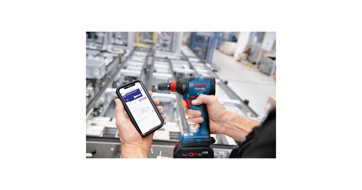BoschSlagmoersleutel GDX 18V-210 C Professional solo, 18Volt  (Blauw/zwart, Bluetooth module, Accu en oplader niet inbegrepen, in L-BOXX)