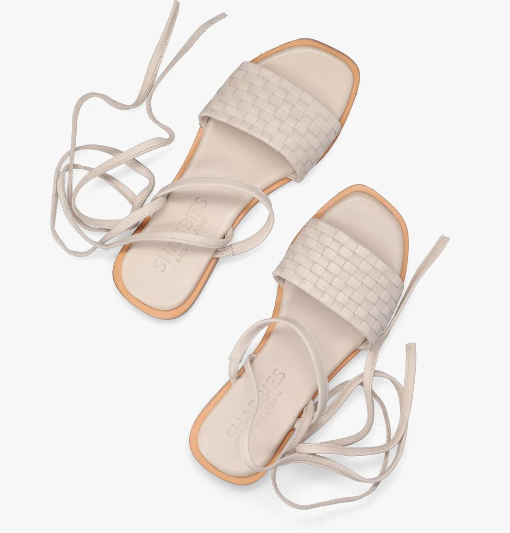 SHABBIES witte shabbies sandalen 170020172