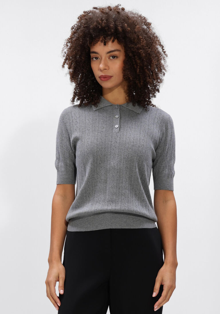 grijze lisa yang trui cristine sweater