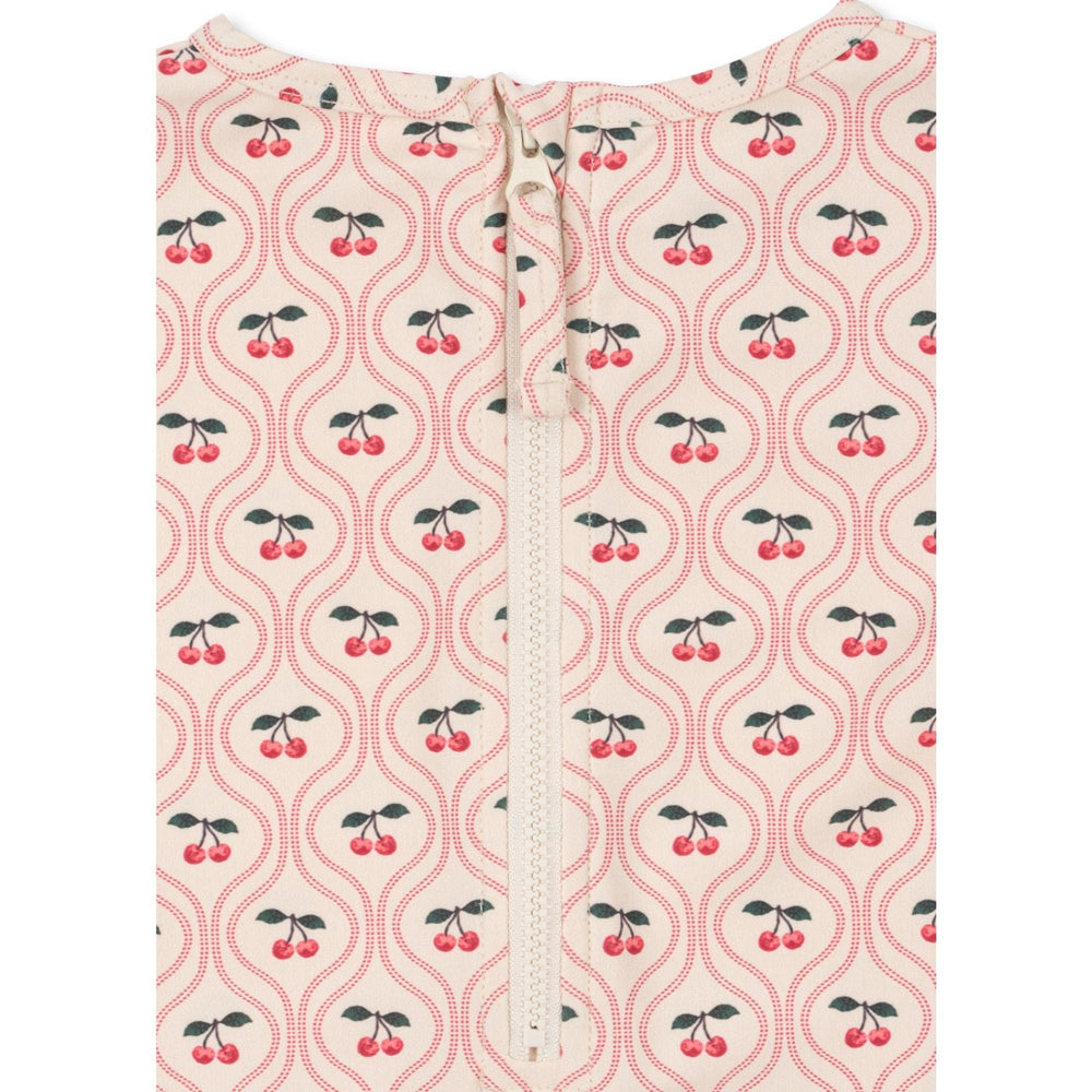 Køb Konges Sløjd Cherry Pink Motif Merle Ls Badedragt Grs