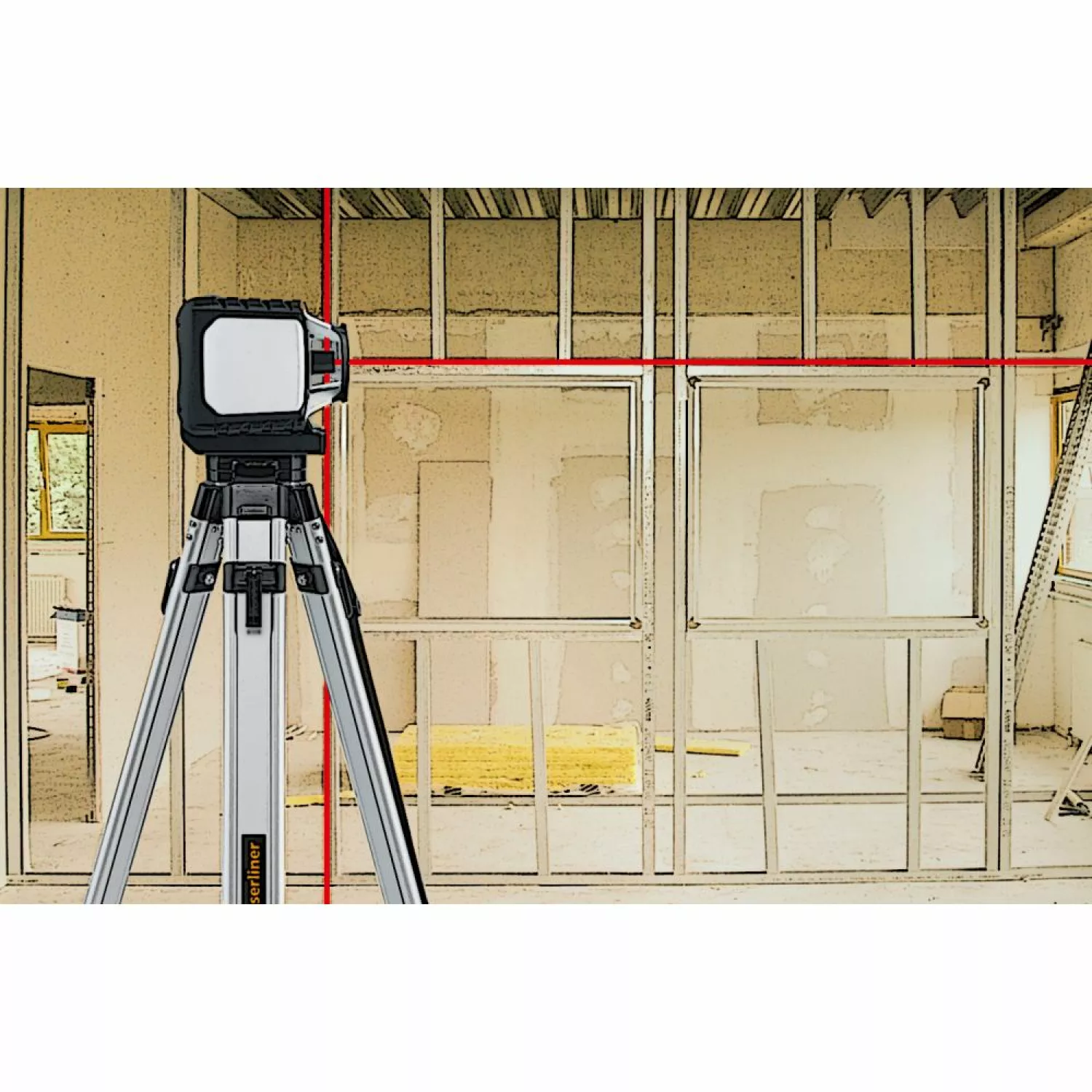 Laserliner Lichtstatief Aluminium statief - 5/8
