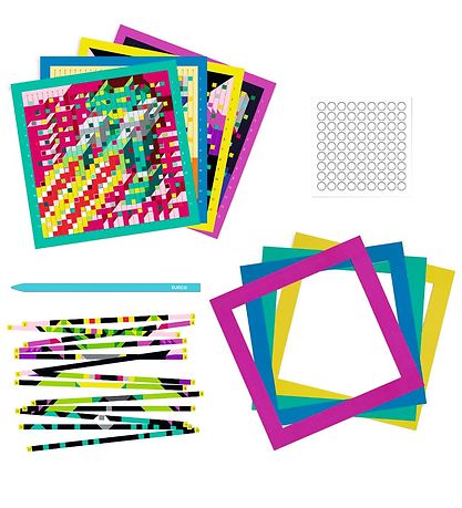 Djeco - Mosaik- Set - Papier - Invaders FSC Mix