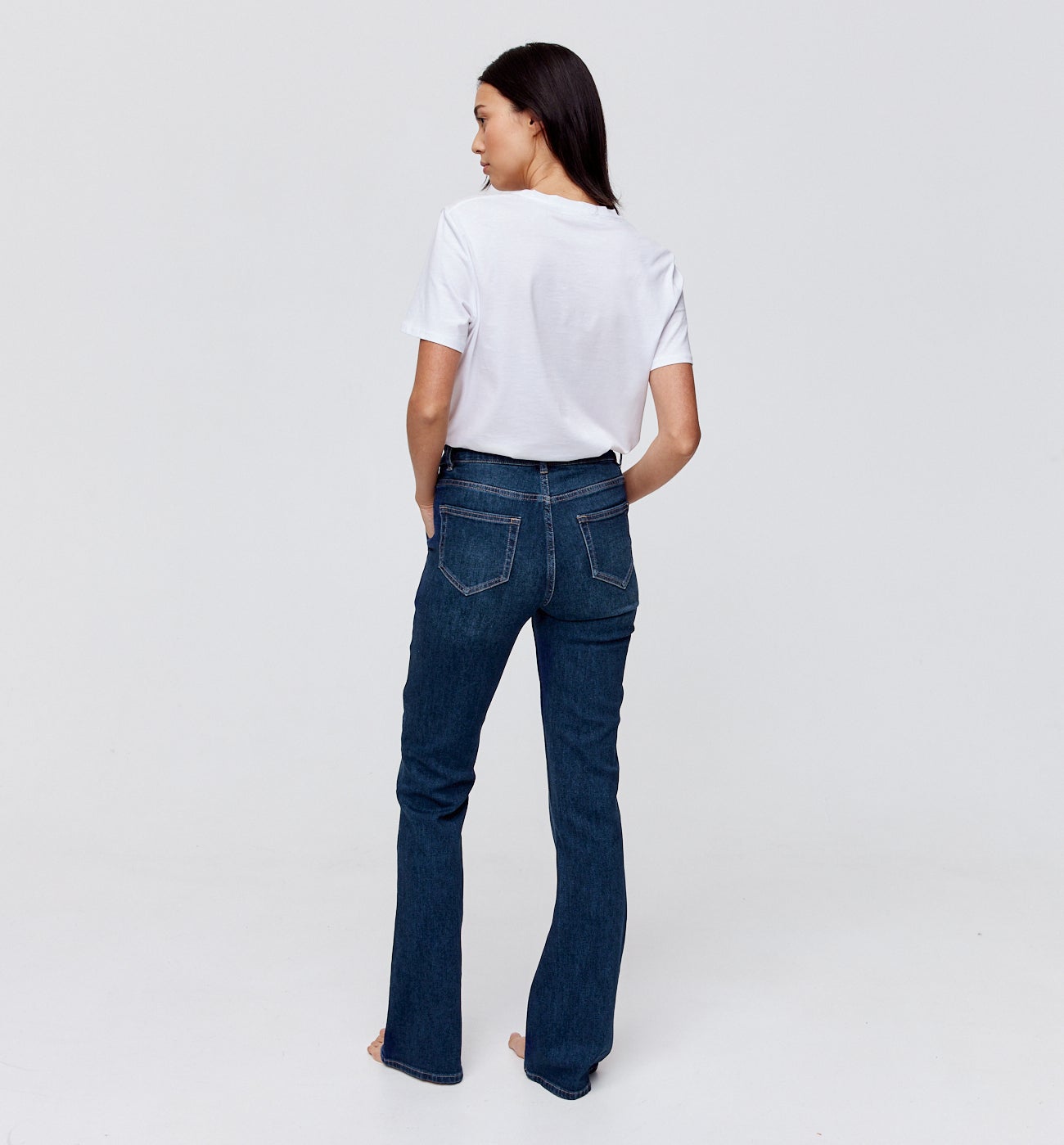 Jean flare Femme EUGENE - Jean rinse