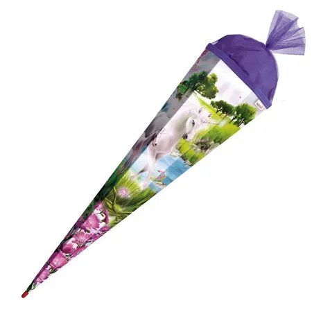 Roth Schultüte 85 cm Special Design Einhorn mit Fohlen