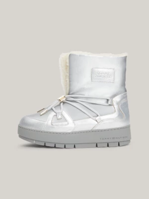 Botas de neve metálicas essenciais com forro quente