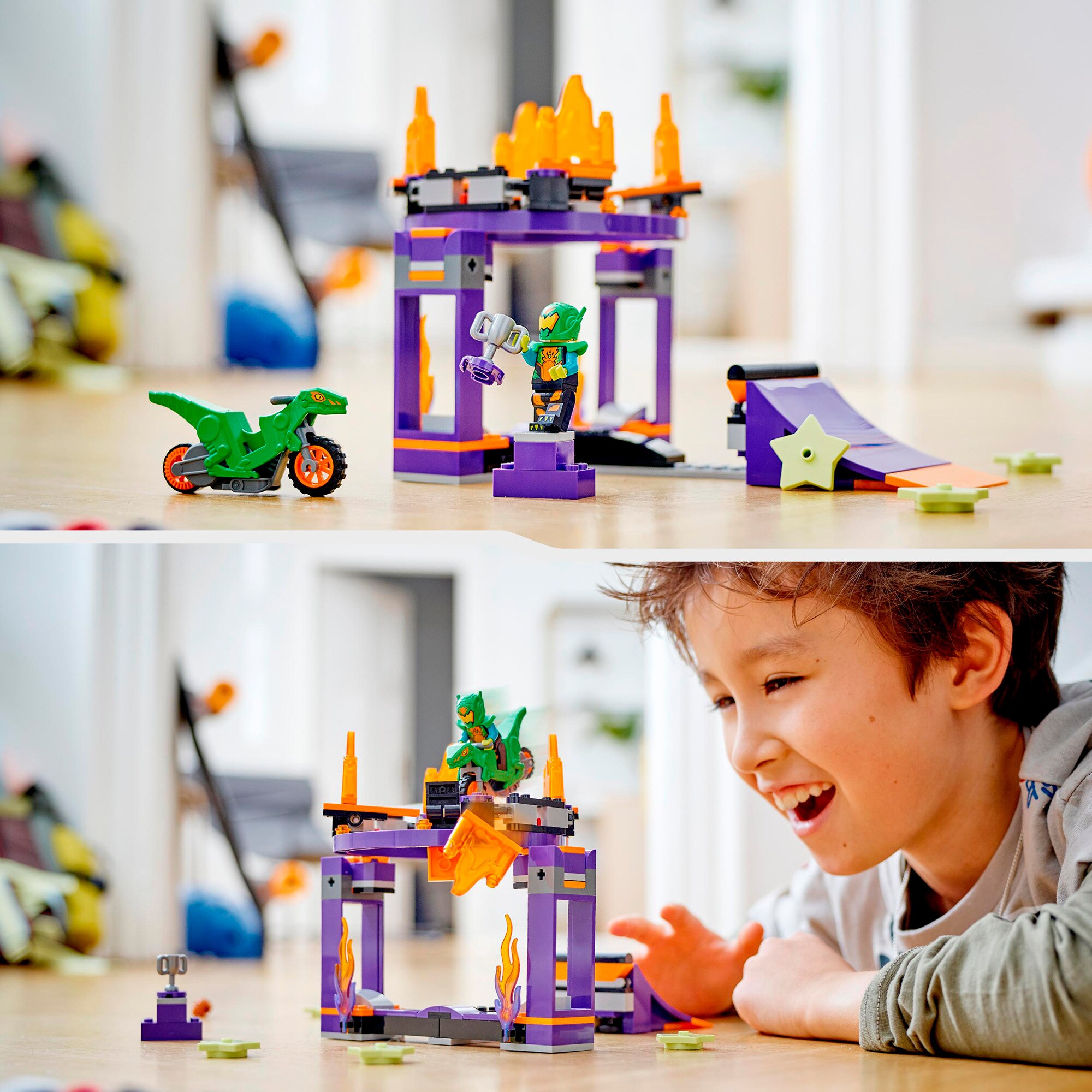 LEGO Konstruktionsspielzeug City Sturzflug-Challenge
