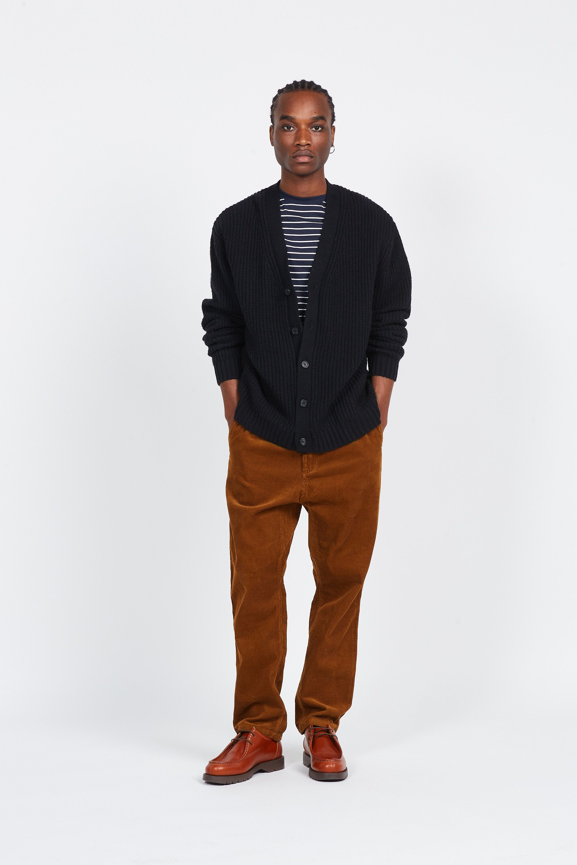 FARAH Cardigan  PULL F4GFD003 ABATE CARDI 010 B Noir