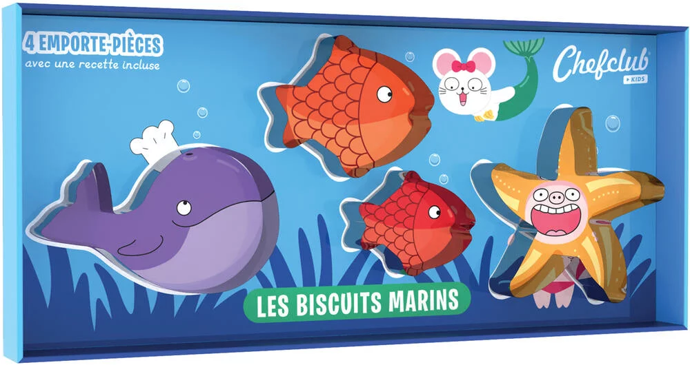 CHEFCLUB KIDS - EMPORTE PIECES LES BISCUITS MARINS