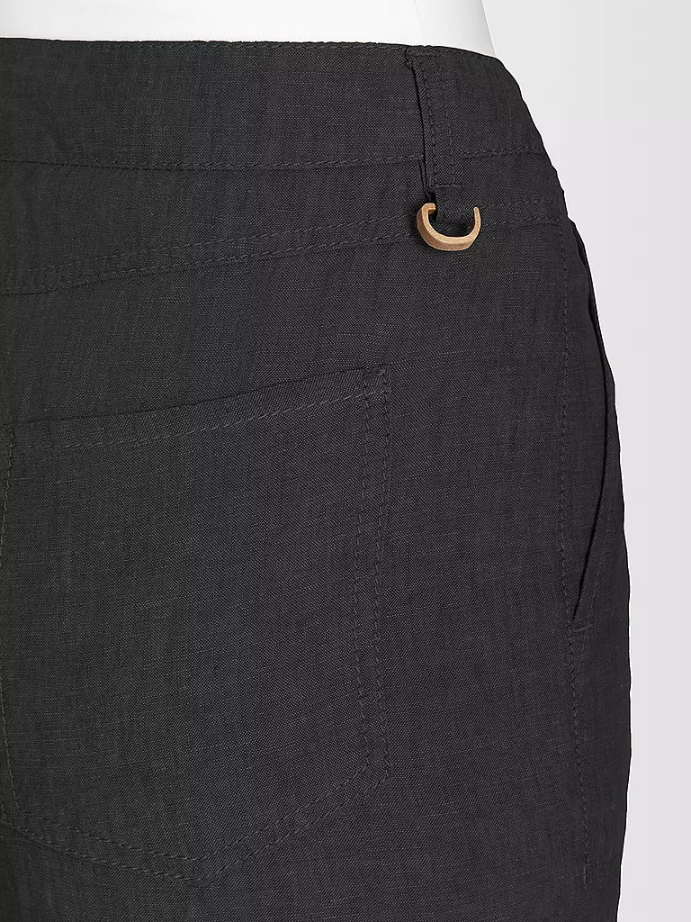 MAC Leinenhose Nora schwarz
