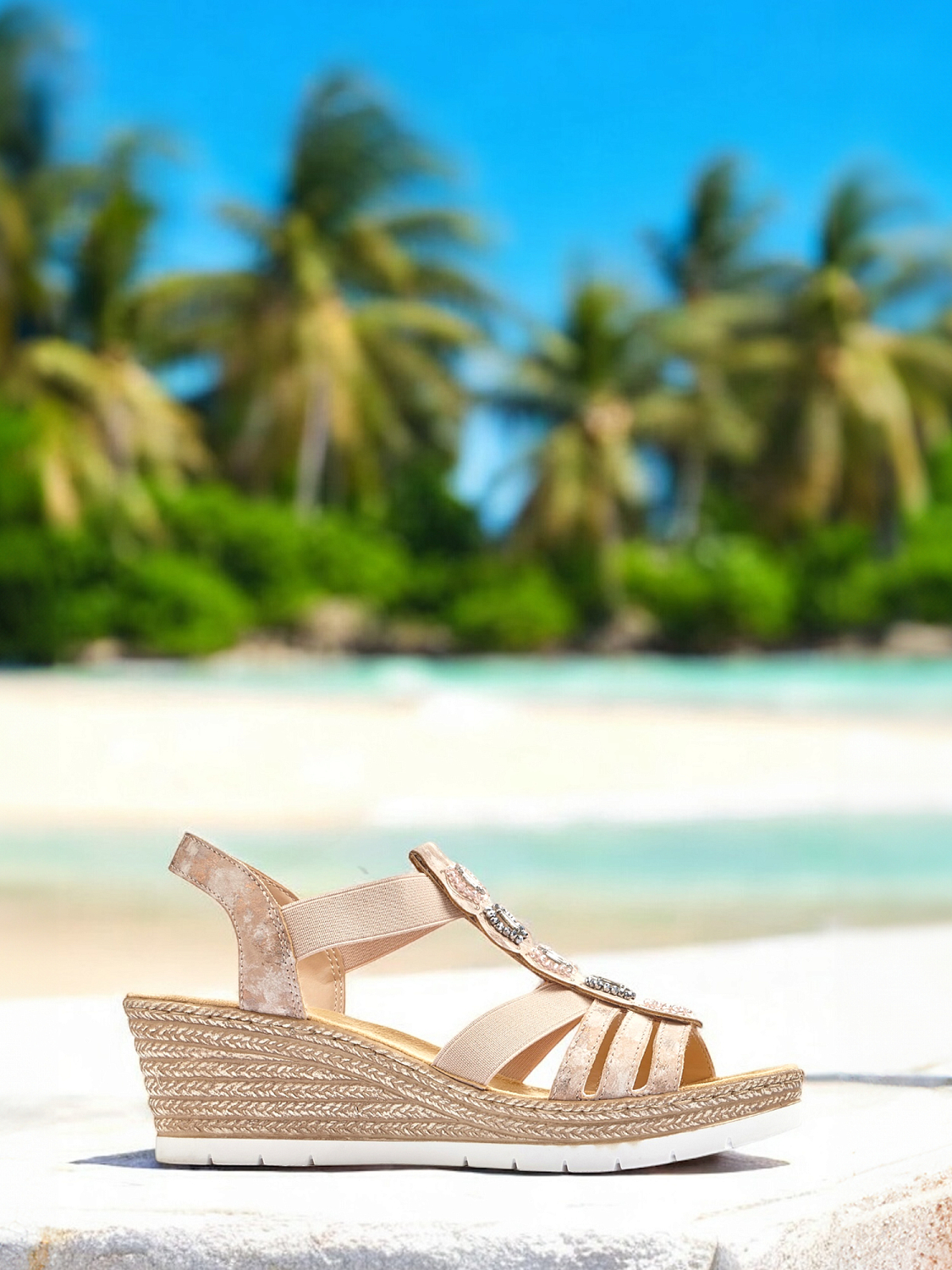Rieker Zahara Stone Sandal