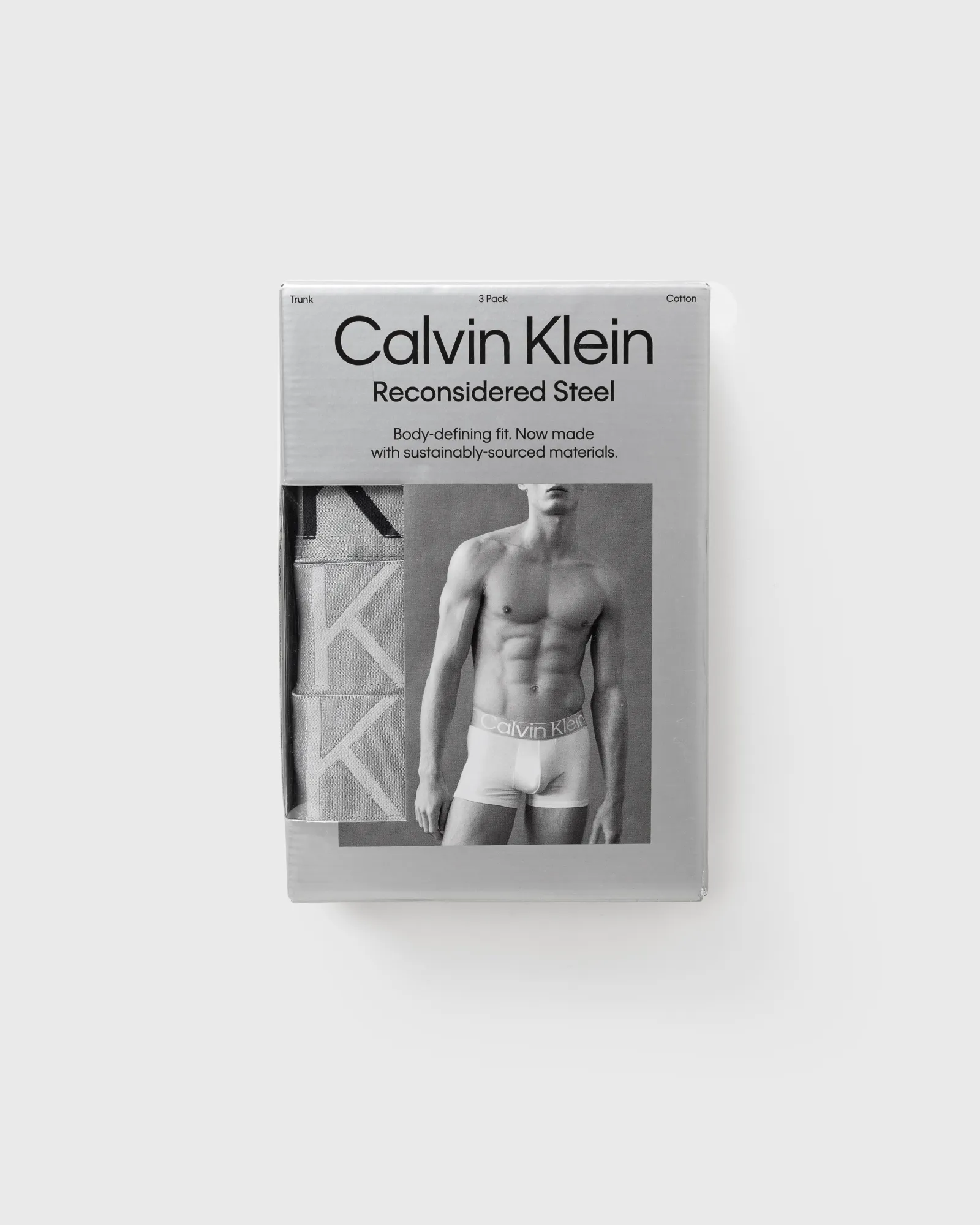 Calvin Klein Underwear SUSTAIN STEEL COTTON TRUNK 3-PACK