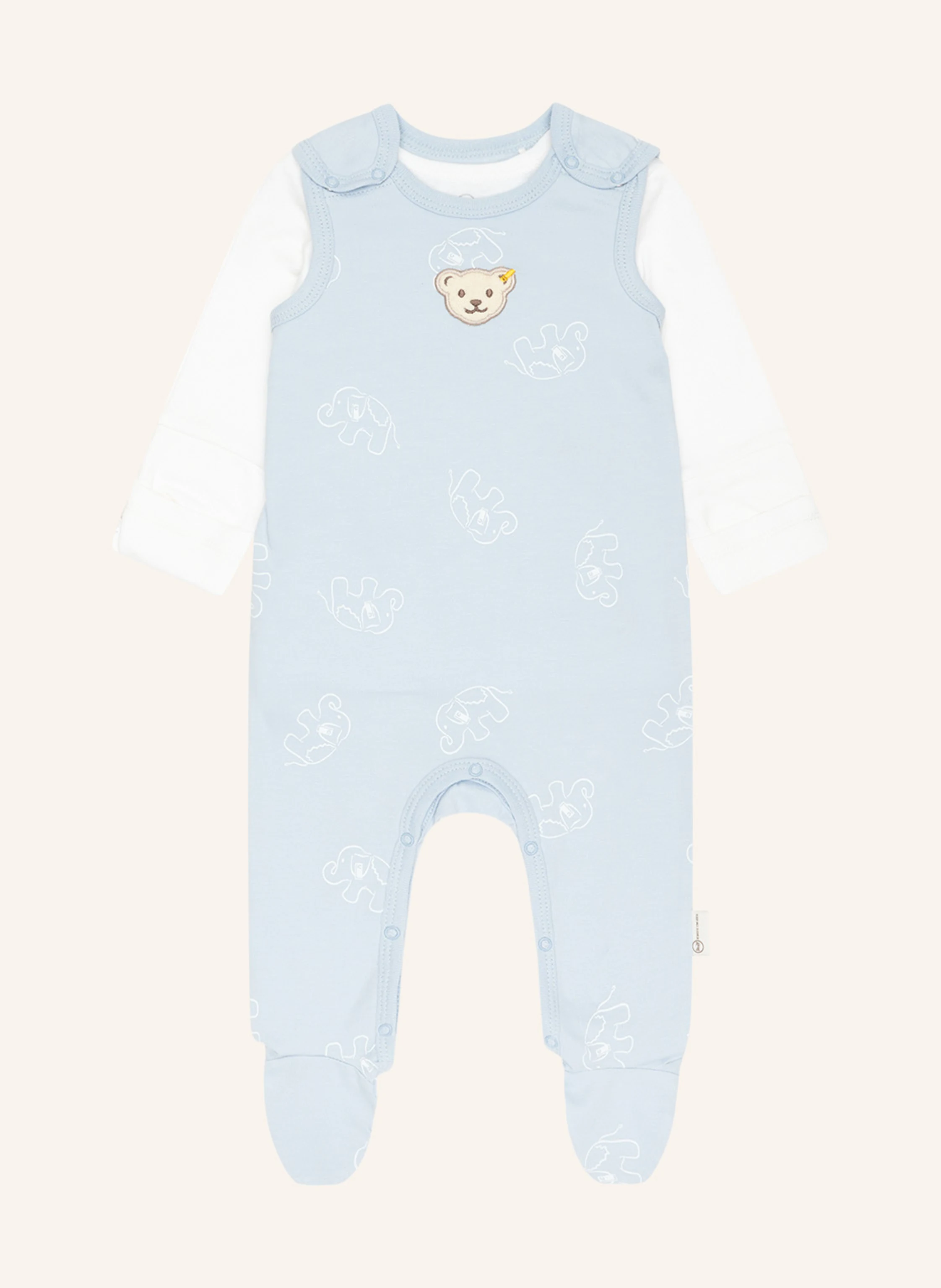 Steiff Set WELLNESS: Strampler und Longsleeve