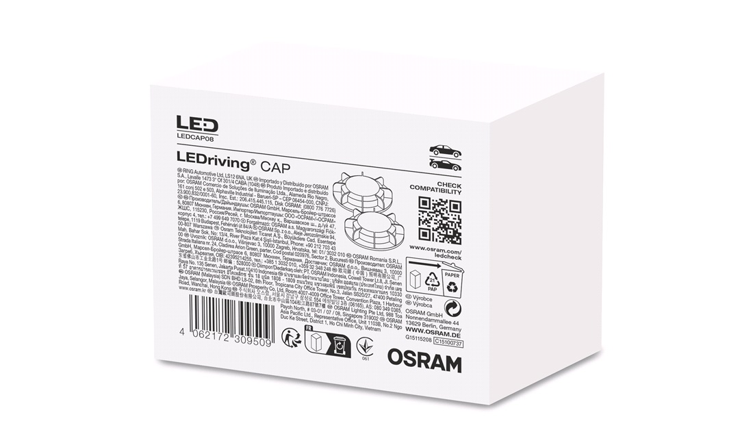 Dæksel LED NB - LEDCAP08 - (Osram)