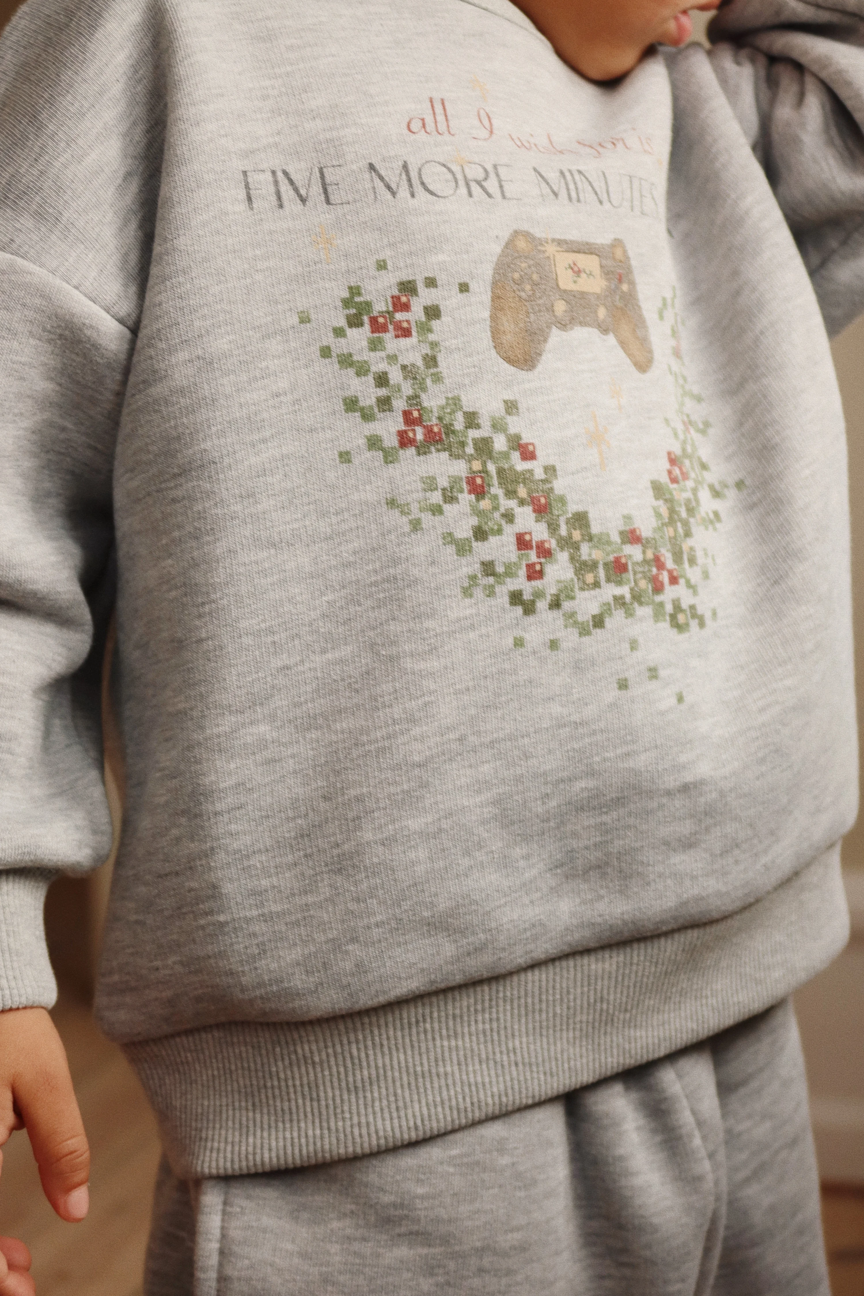 lou sweatshirt - grey melange - 6M
