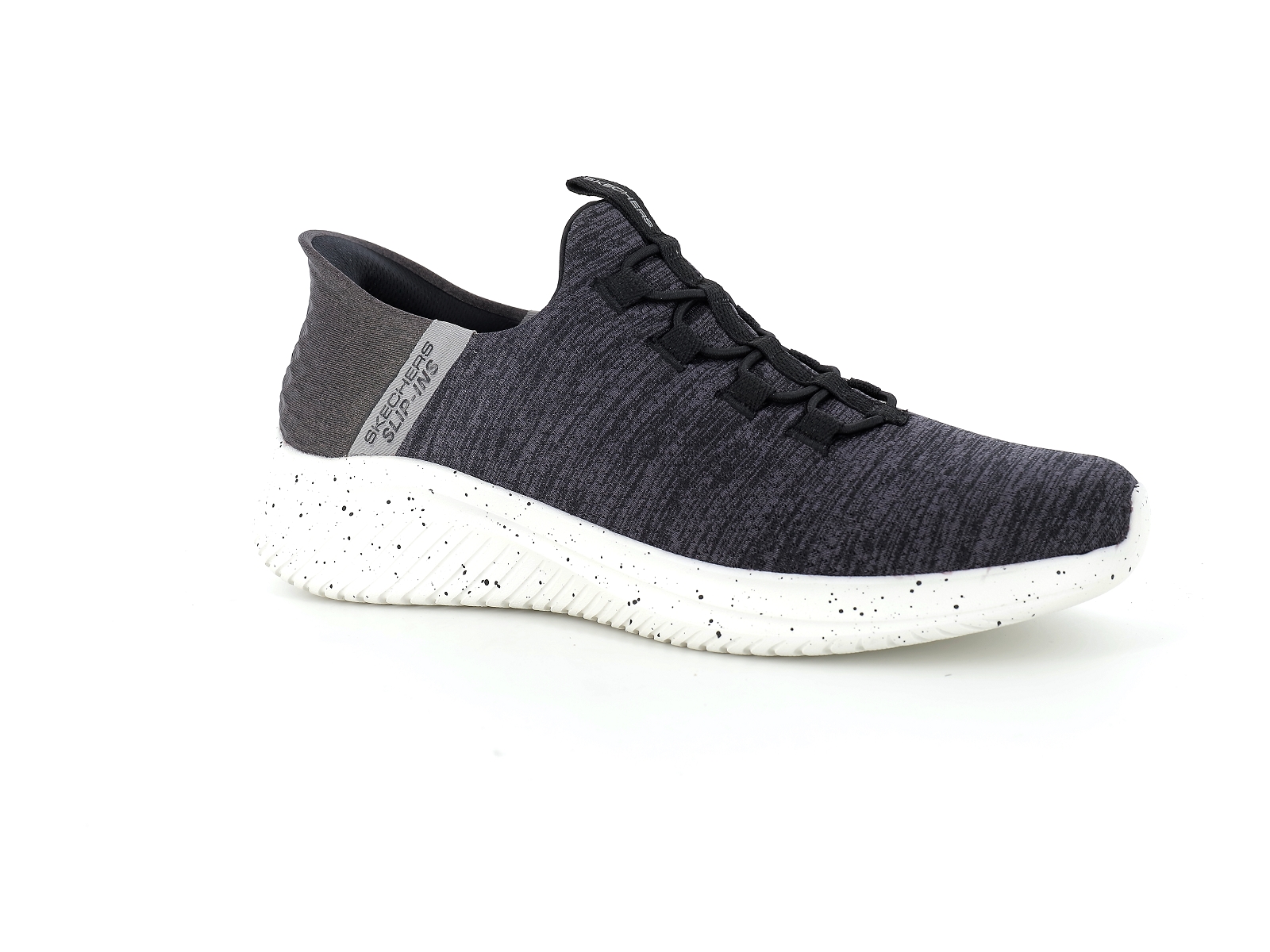 Skechers-ULTRA FLEX 3.0 RIGHT AWAY Matières combinées Noir Gris