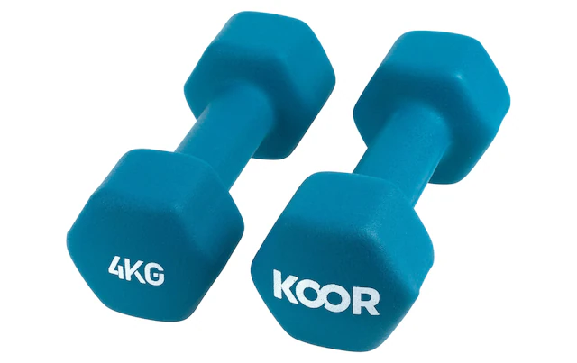 KOOR Kurzhantel »4 kg türkis« 8 kg