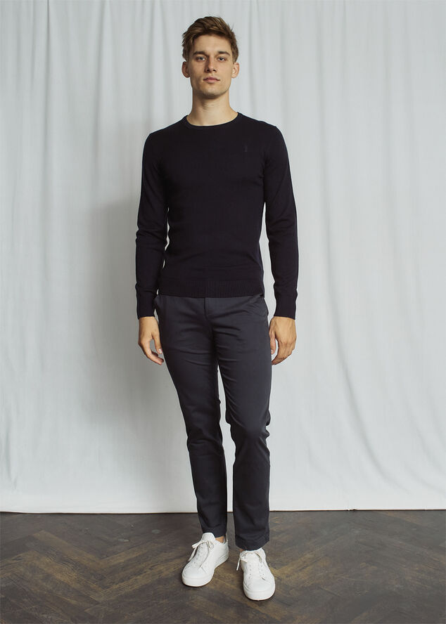 Bruun & Stengade BS Malik Regular Fit Chinos Navy