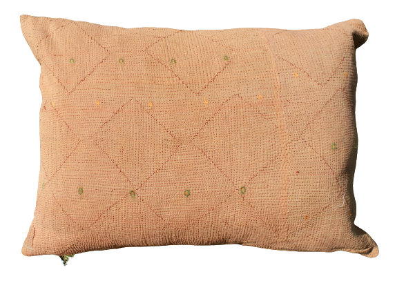 Kussen Kantha vintage 50x70 cm orange yellow