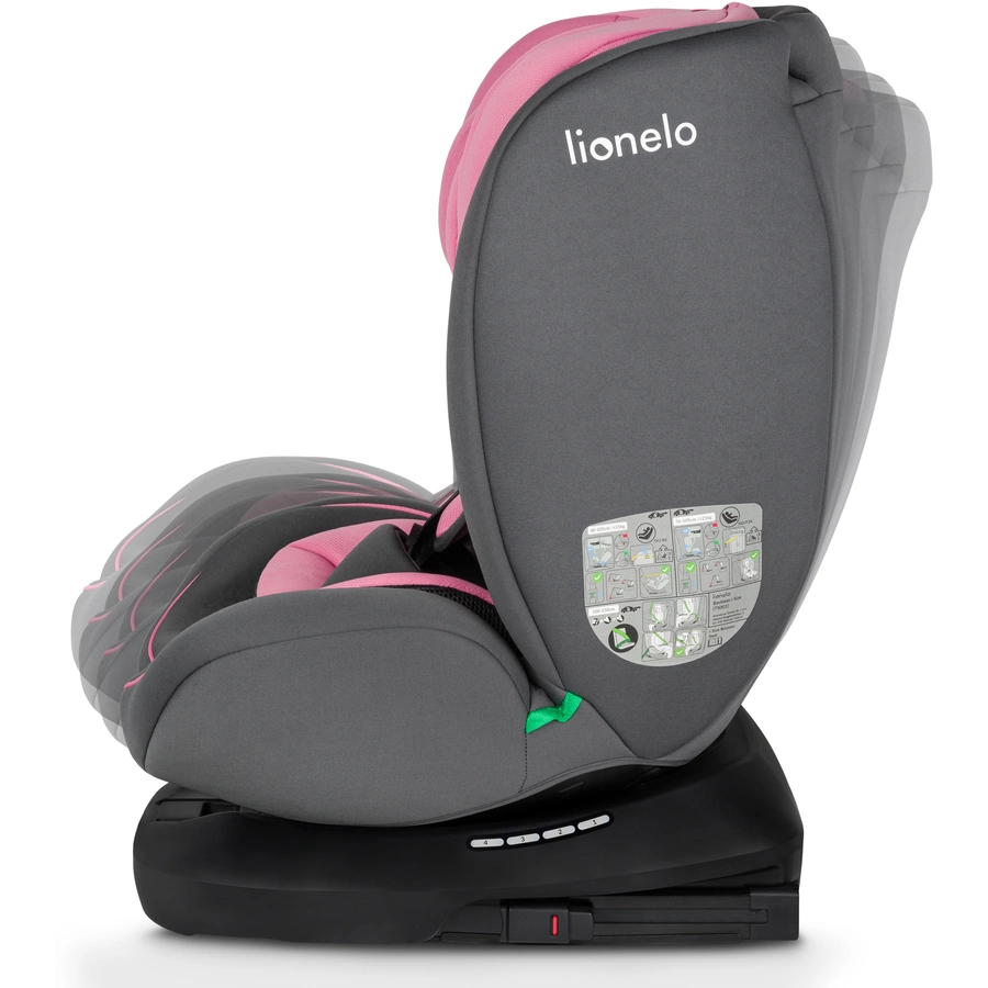 lionelo Kindersitz Bastiaan i-Size Pink Baby