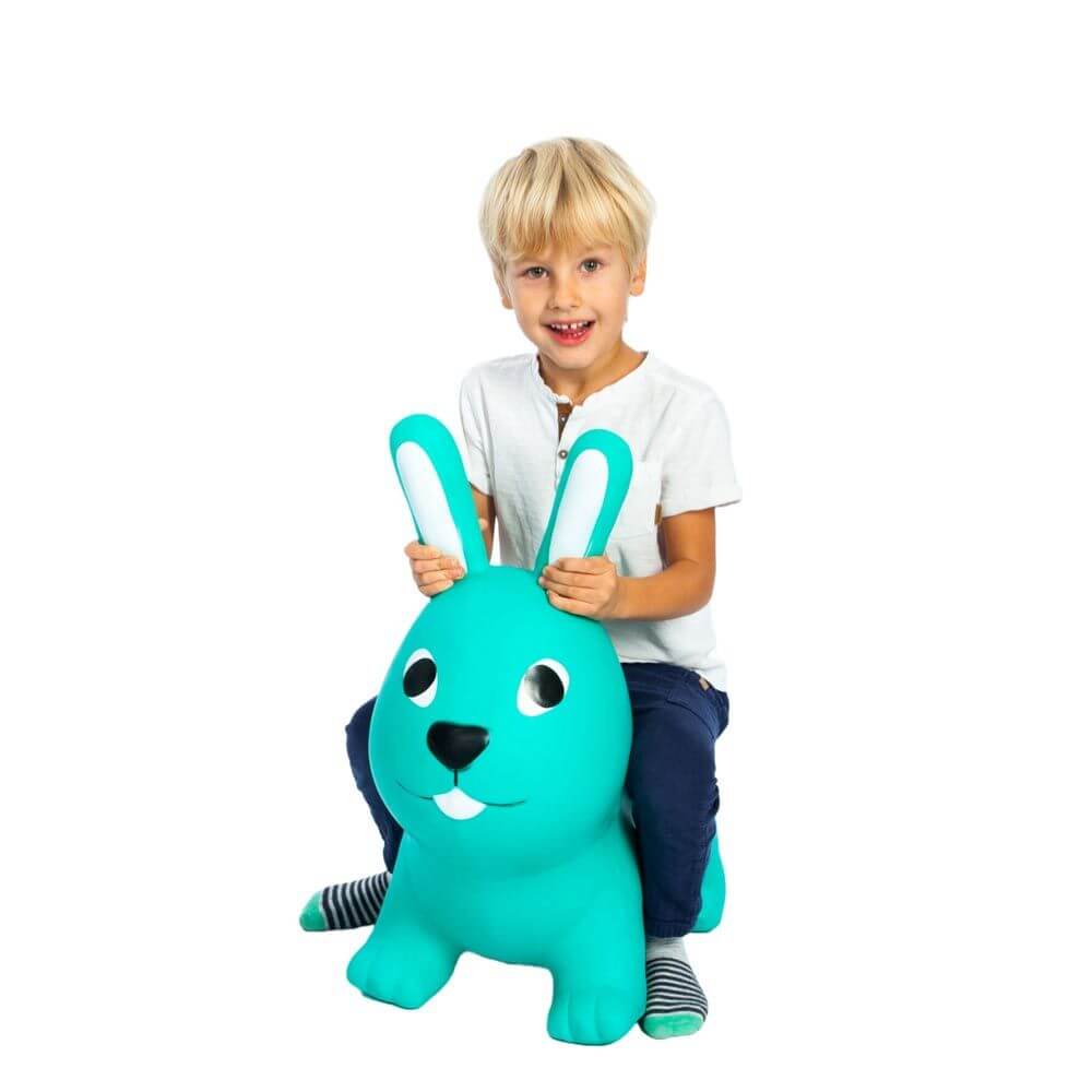 Jumpy Hüpftier Hase, türkis
