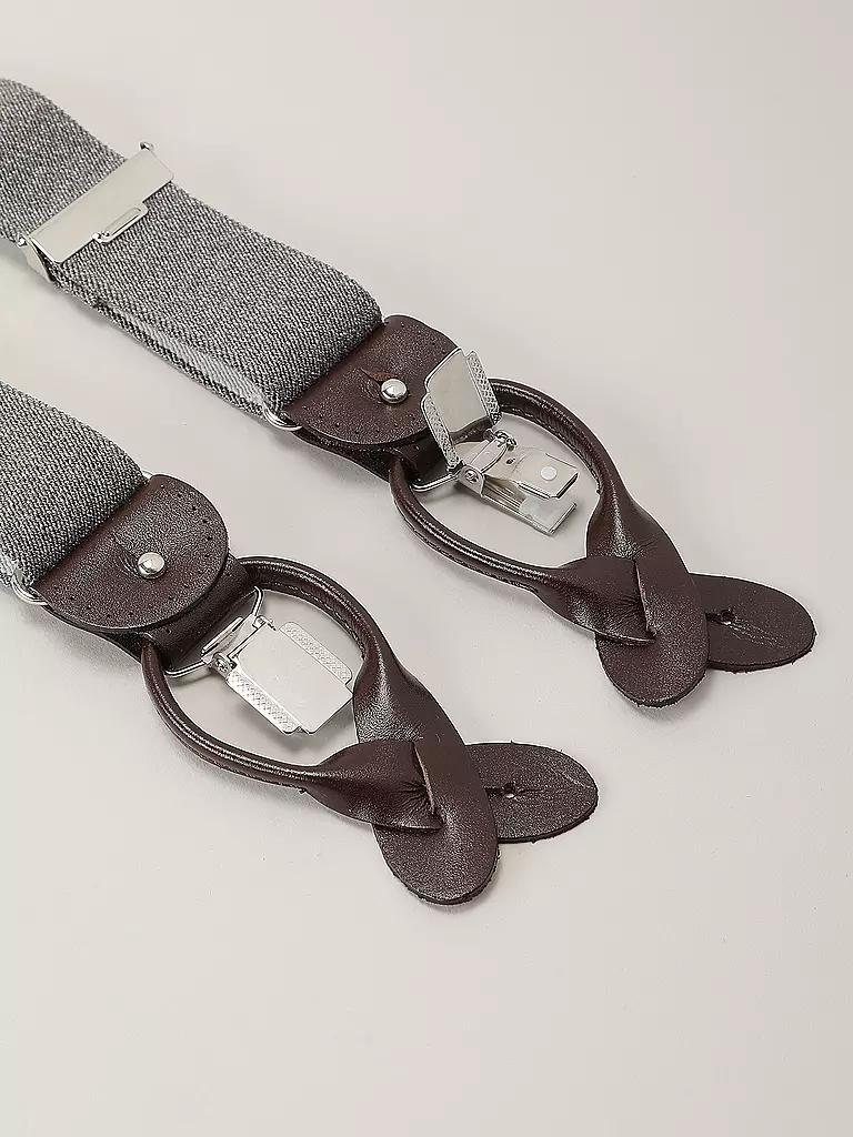PROFUOMO Hosenträger blau