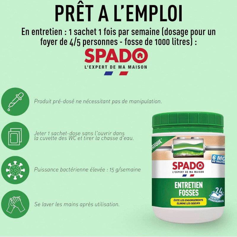 Traitement biologique canalisations 500 g