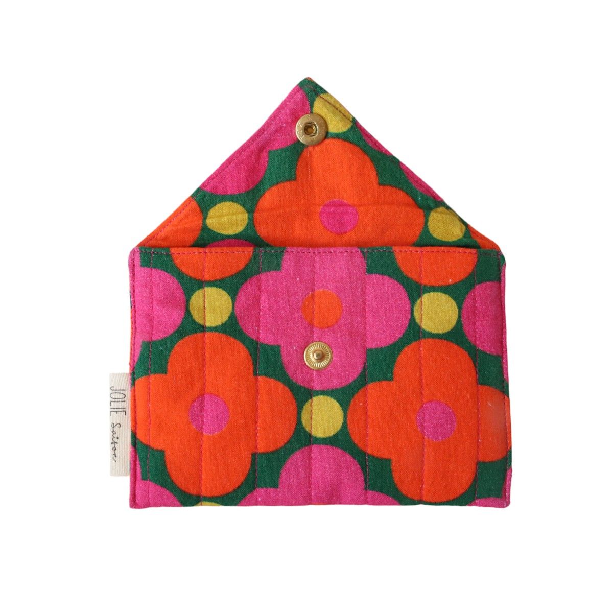 Pochette enveloppe à fleurs rose et orange - Copacabana party ! Jolie saison