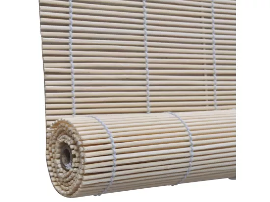 Store enrouleur bambou naturel bambou marron 160 x 80 x 160 cm 4102139