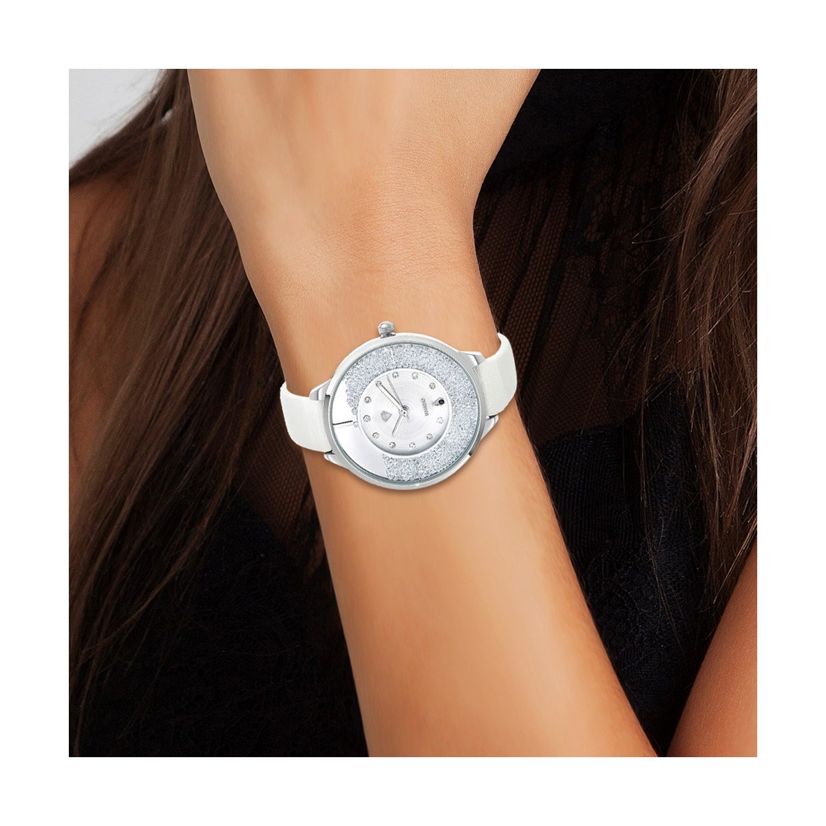 Montre Elsa SC Crystal ornée d'un véritable diamant