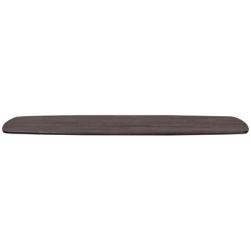 WOOOD tafelblad Tablo Deens ovaal mid brown 24 mm 210x100 cm