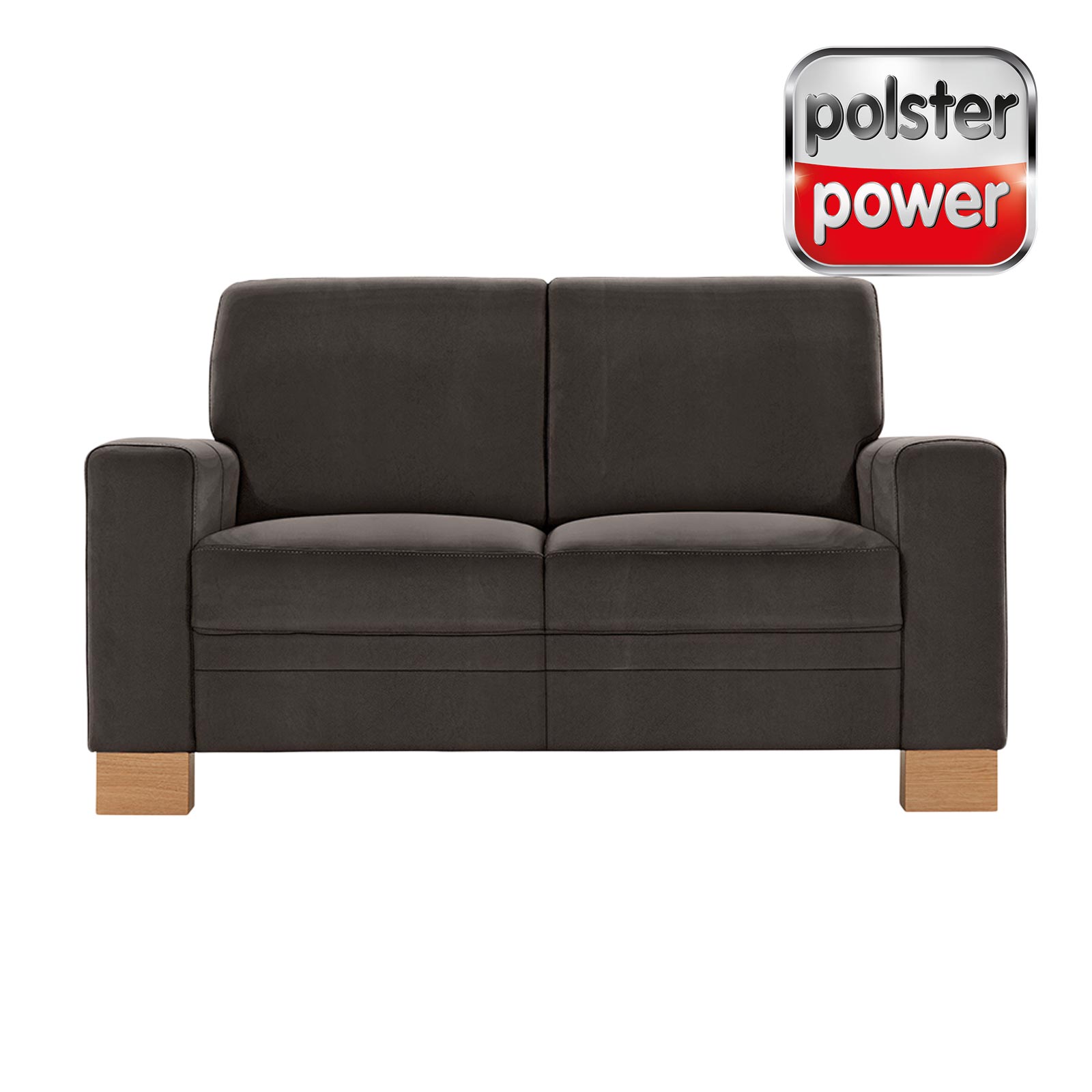 polsterpower 2-Sitzer-Sofa - Saddle anthrazit - Basismodell