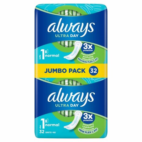 Always Maandverband Ultra Normaal (32 stuks)