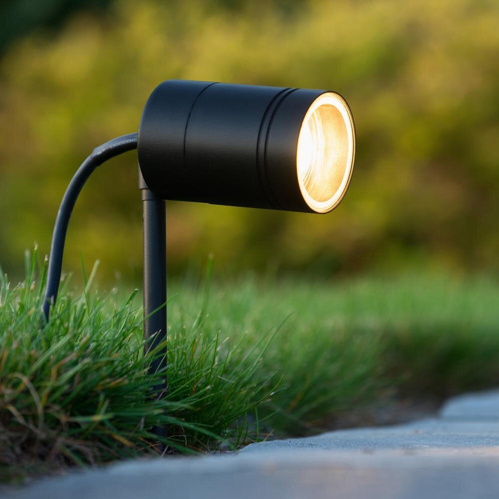 LED grondspot Arne, IP44, GU10, incl. lamp, zwart