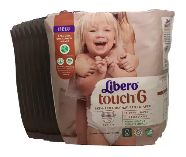 Libero Touch 6 Bukseble - 8 x 16 stk.