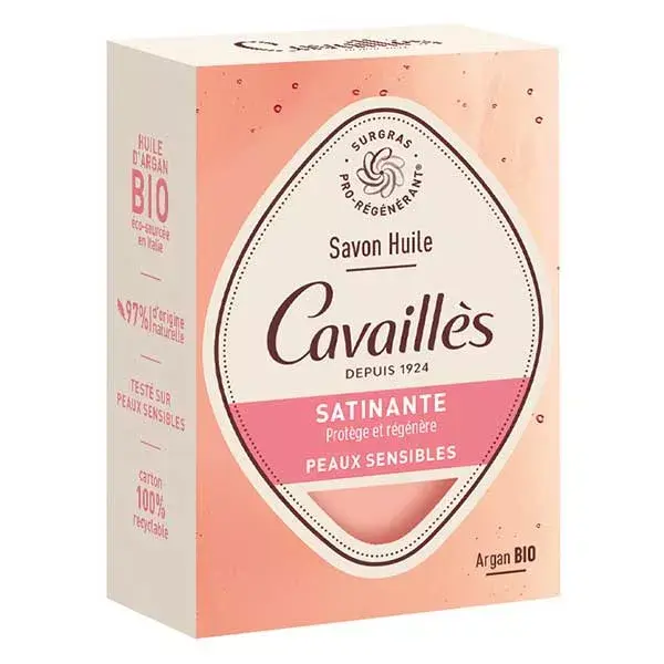 Cavaillès Sabonete Sólido Óleo Acetinado 100g
