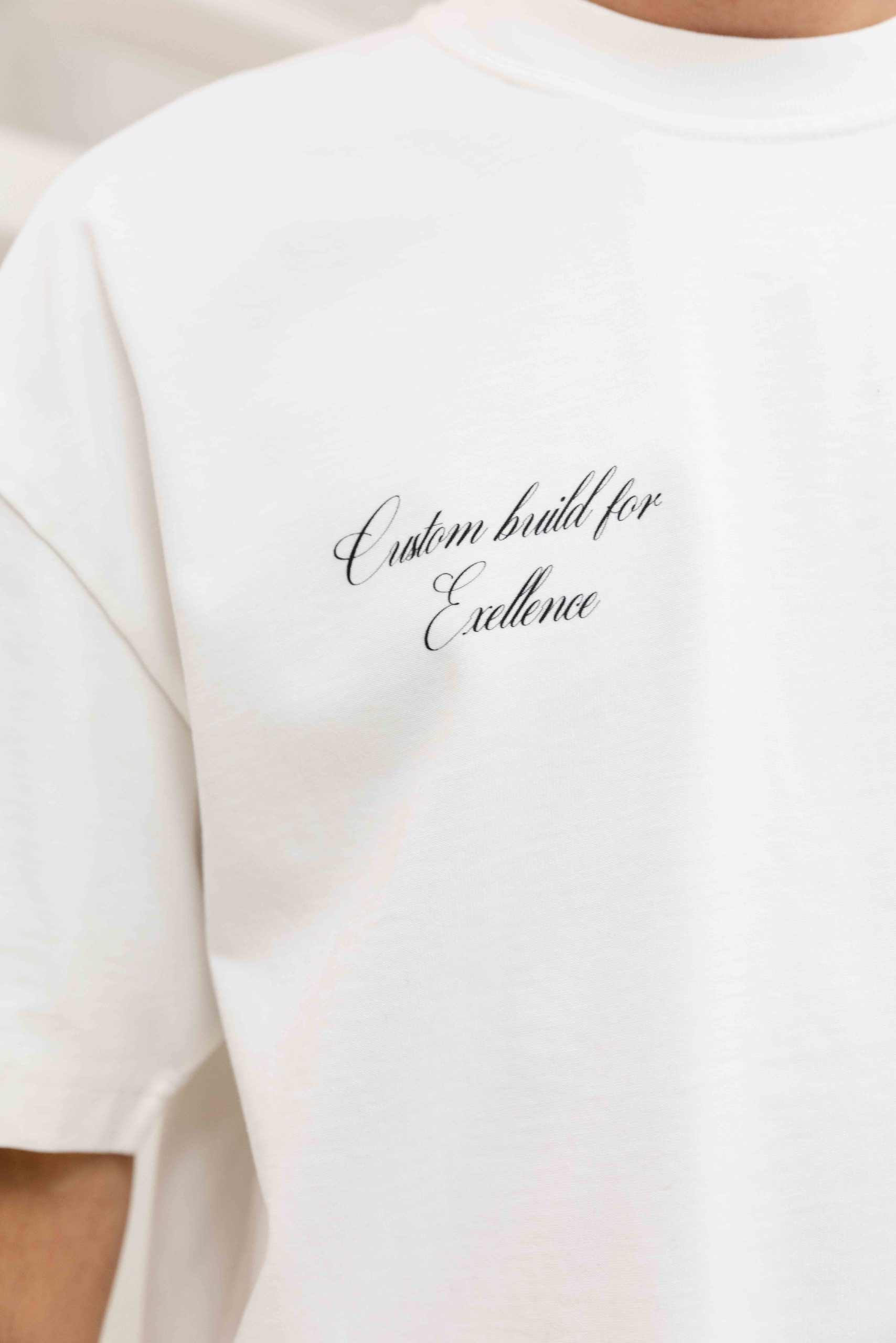 Jorcustom Flowers Loose Fit T-Shirt Heren Wit