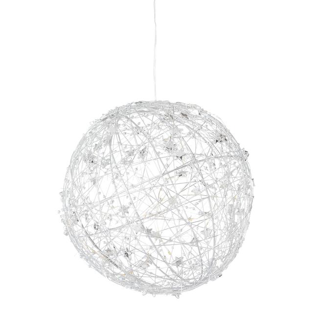 Metalldraht Kugel mit 25 LEDs
