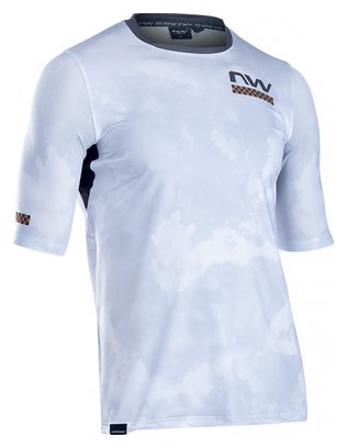 Maillot Manches Courtes Northwave Bond Blanc/Or