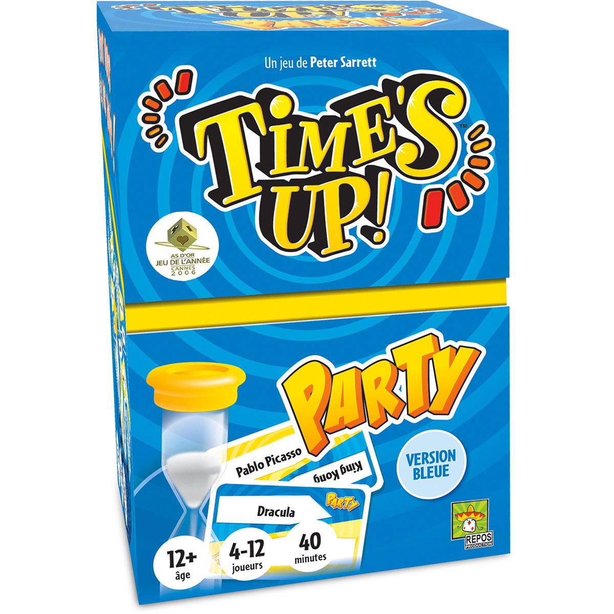 Time's up party bleu
