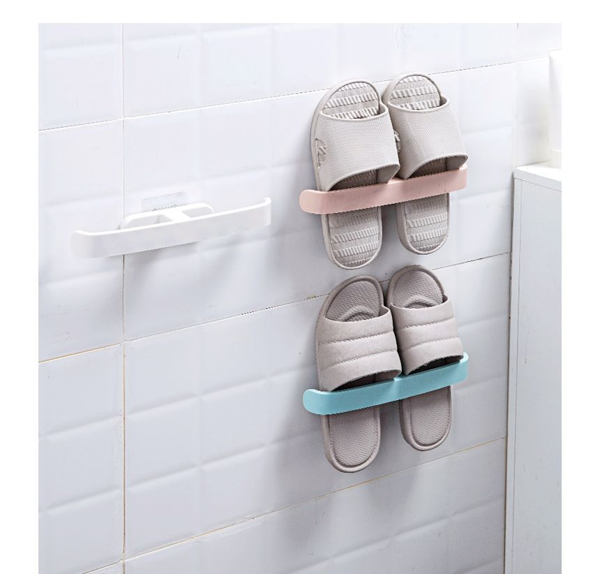 MyHome - Zelfklevende plastic pantoffels wandhouder