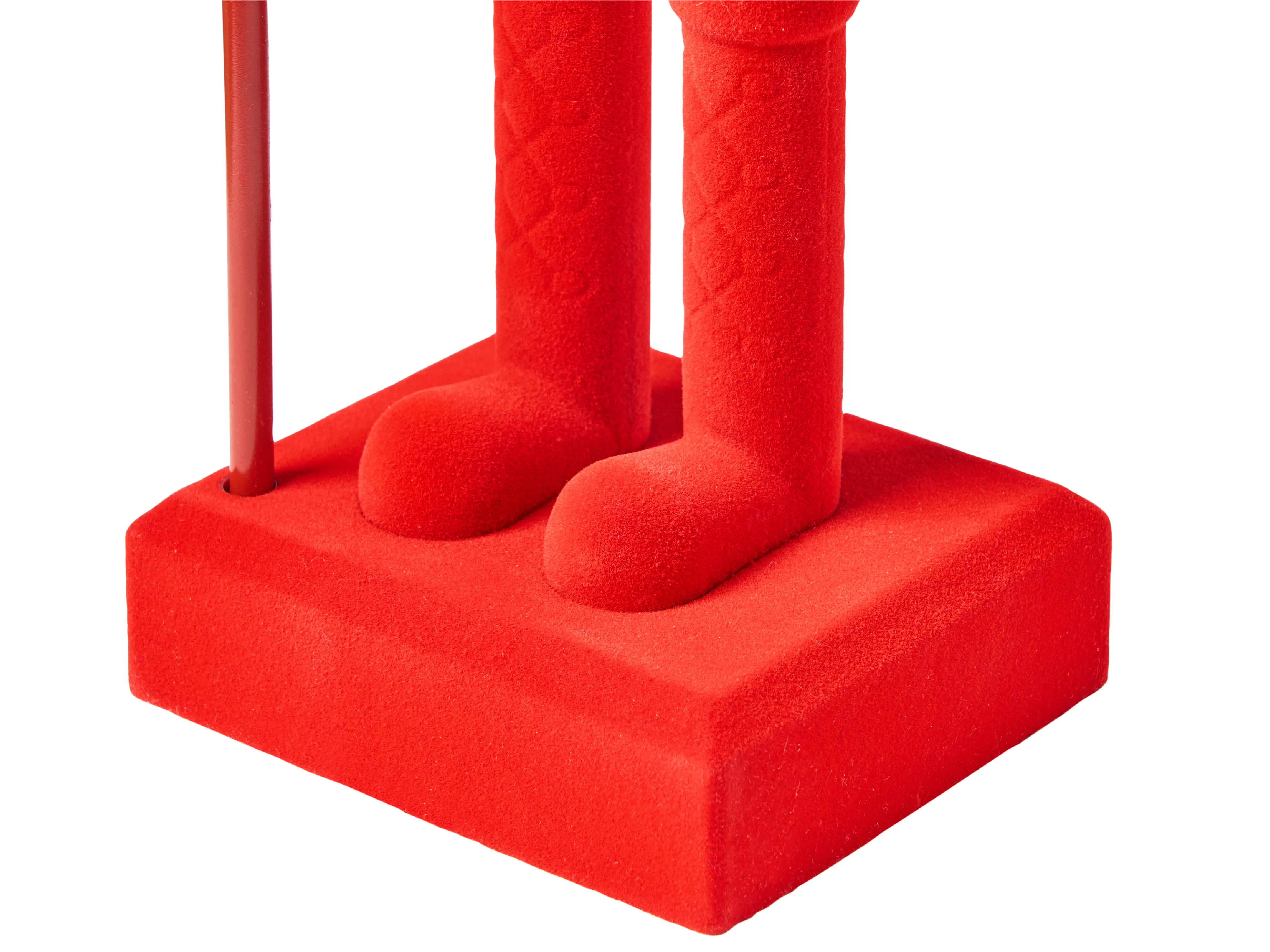 Set van 2 figuren FLATEY Notenkraker 40 cm Rood