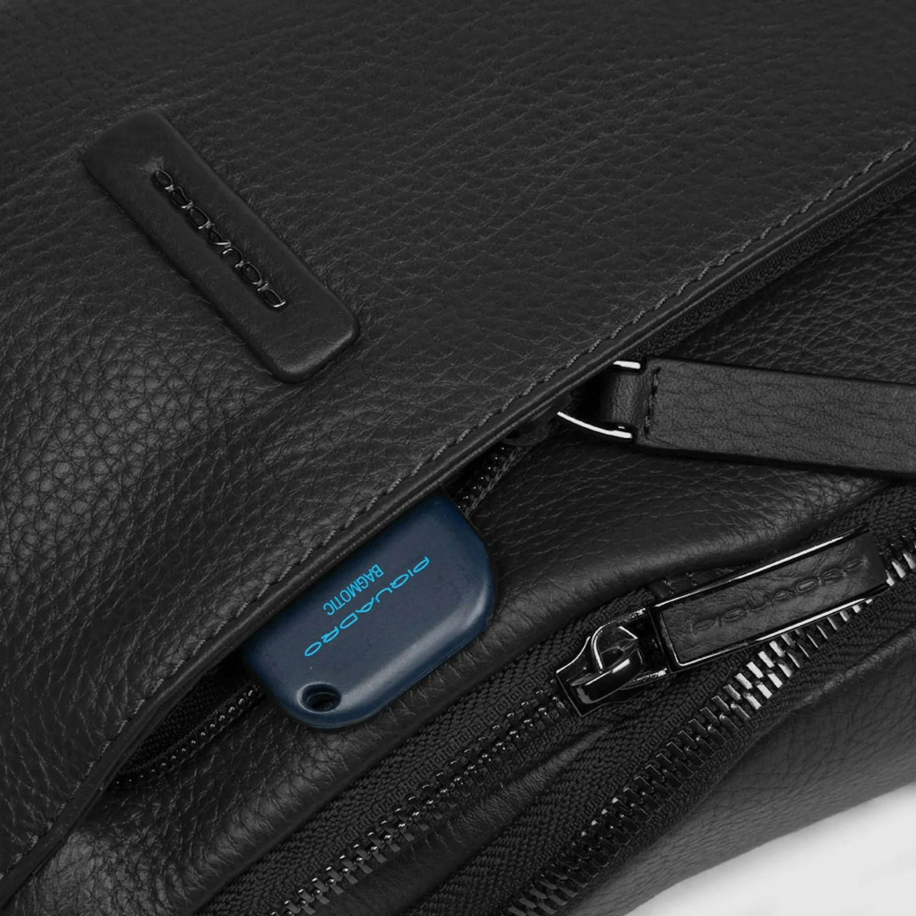 Sac bandoulière monobretelleen cuir | Noir