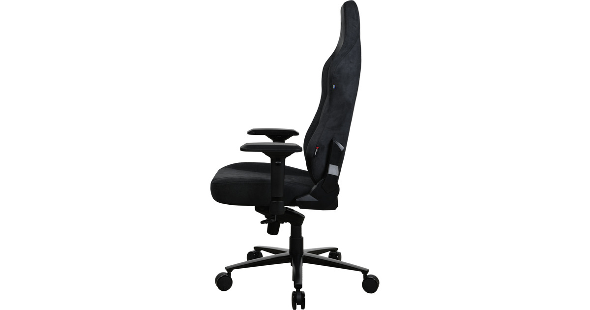 ArozziVernazza Supersoft Fabric - Pure Black gamestoel  (Zwart)