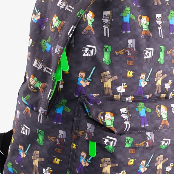 Minecraft rugzak zwart 17 liter